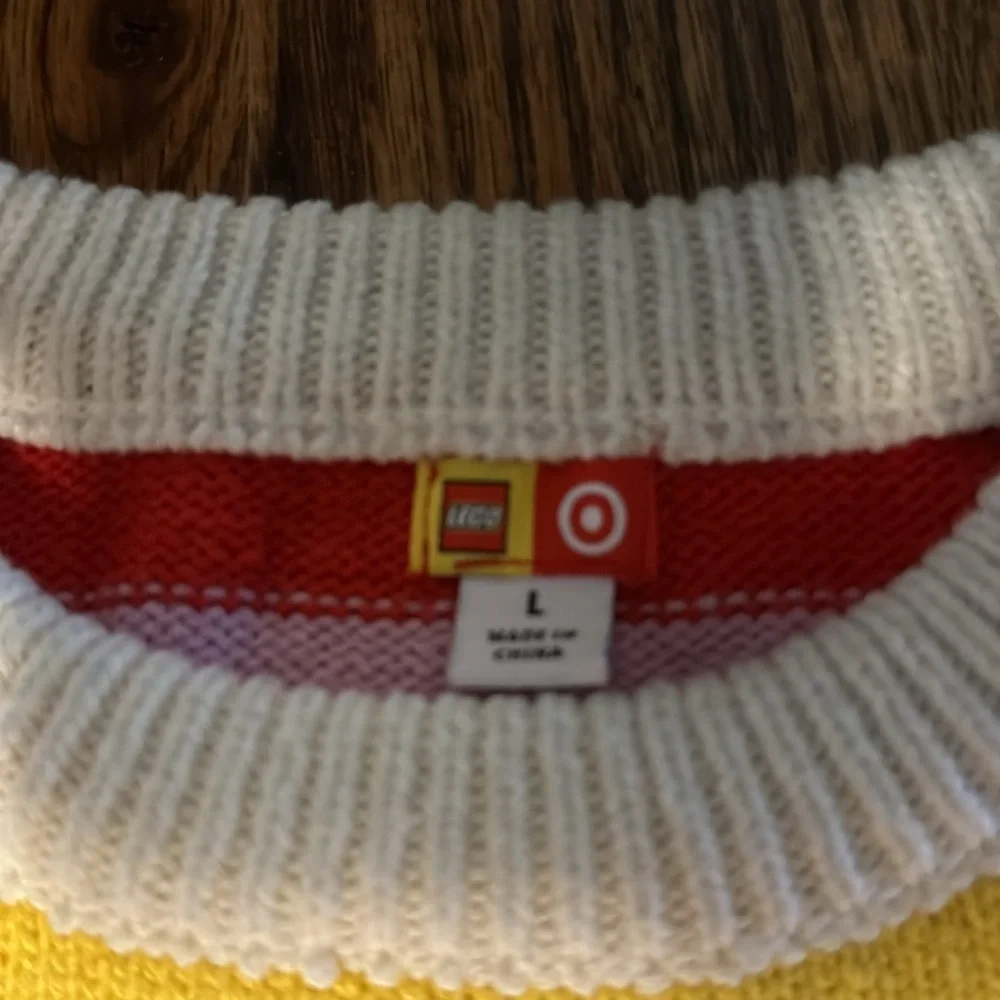 Lego X Collection Target Mix Stripe Sweater Kids Boys Girls NWOT size Medium